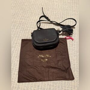 Kate Spade Black Leather Crossbody Bag